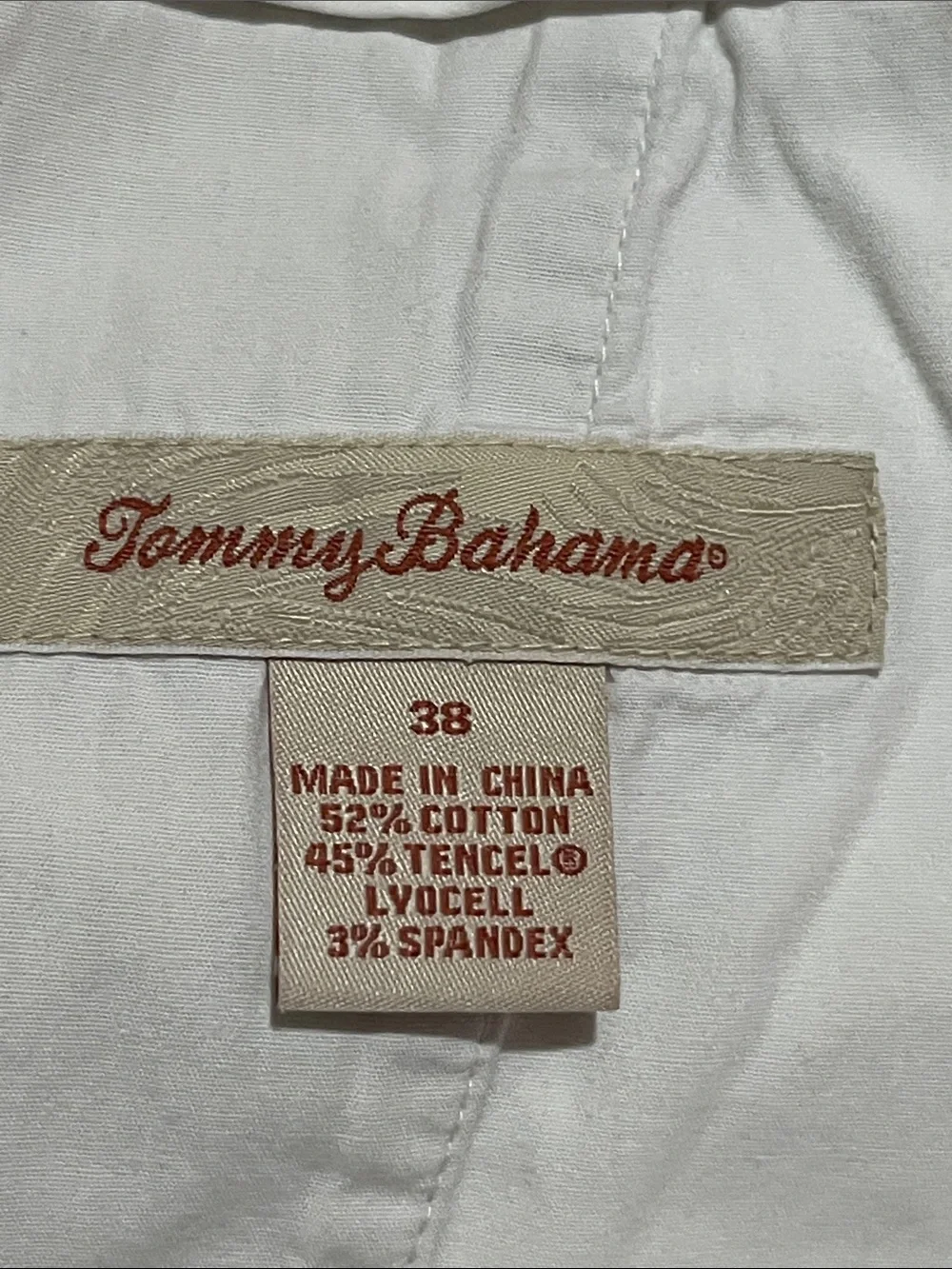 Tommy Bahama Men's Khaki Flat-Front MC Cotton Shorts